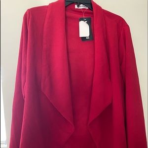 Long-sleeve cardigan/blazer